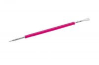 Afastador Cut�cula com palito Inox com Cabo Revestido em Silicone
