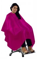 Capa de Cetim Pink para Cabeleireiro