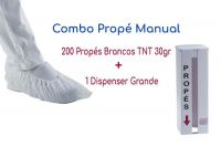 Combo Dispenser Porta Prop� Grande + 200 prop� Branco TNT 30gr manual