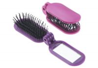 Escova de Bolsa Dobr�vel com Espelho 