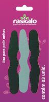 Lixa para Polir unhas Wave EVA  3 Unidades