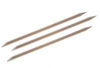 Palito para Manicure Marfim Ponta e Chanfro 