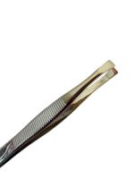 Pin�a Profissional Ponta Dourada Ponta Reta  - Inox