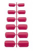 Unhas Posti�as Color Pink c/ 24 un e abas adesivas